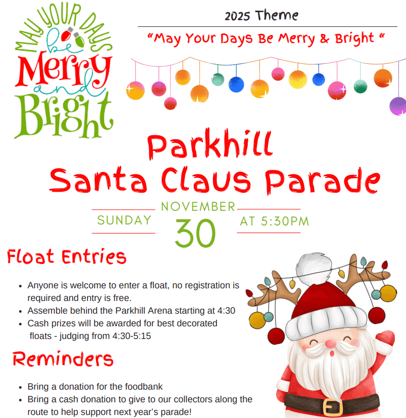Parkhill Santa Parade Image