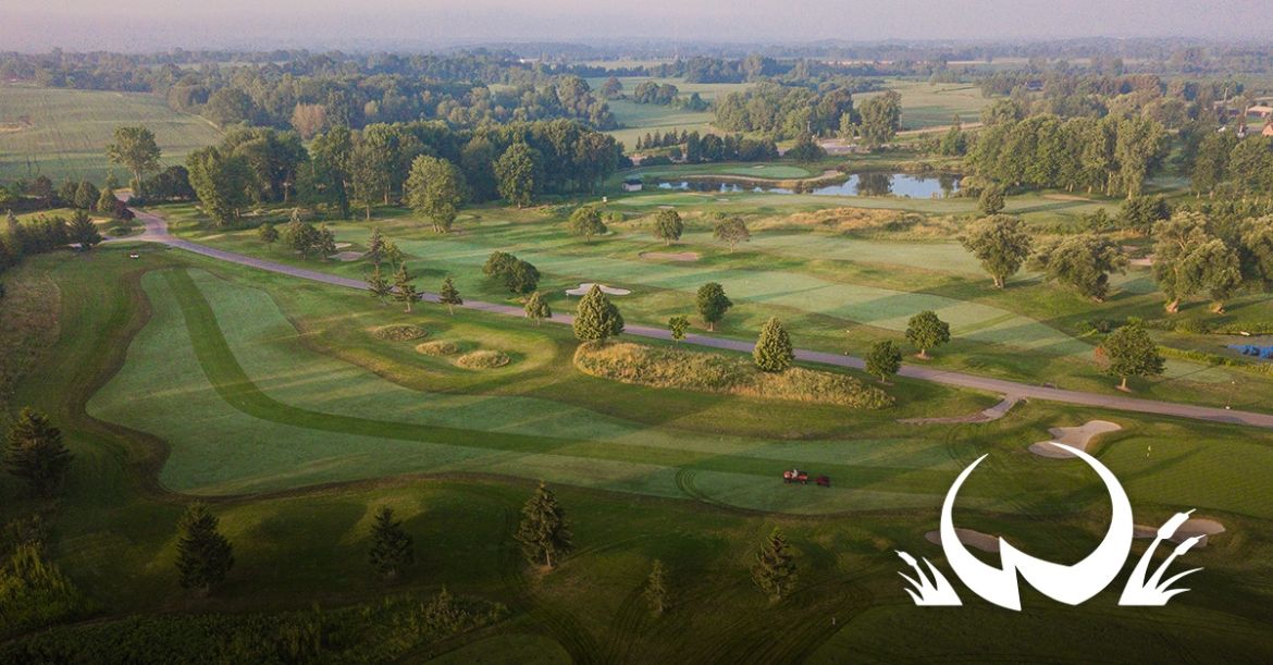 aerial shot of west haven golf