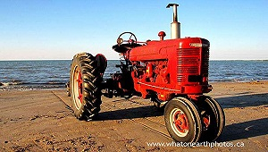 red tractor