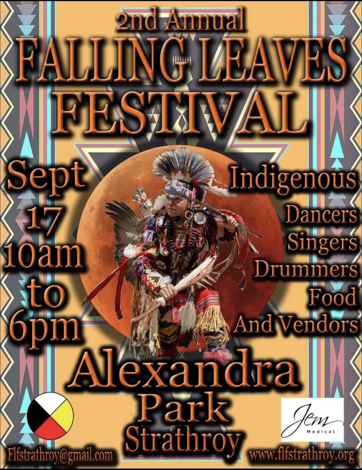 2nd Annual Falling Leaves Festival in Strathroy flyer