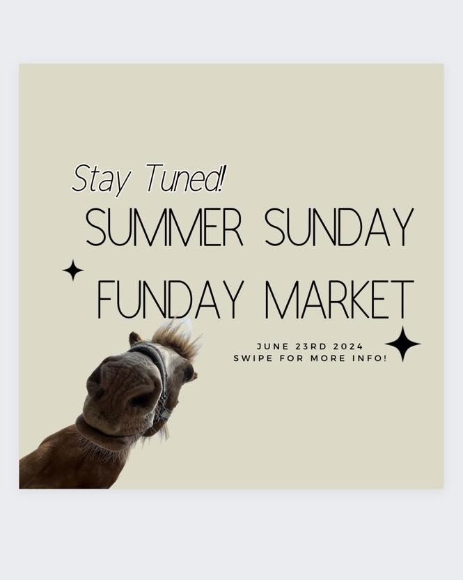 Willow and Water host a Sunday Funday Market, June 23rd