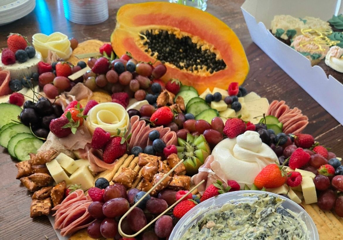 charcuterie board by Let It Brie