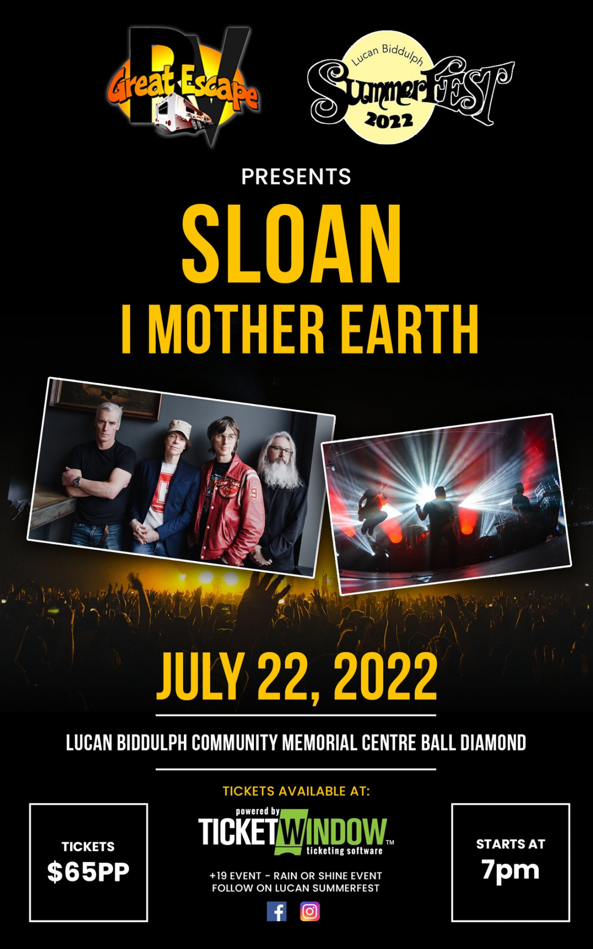 lucan summerfest rock poster 