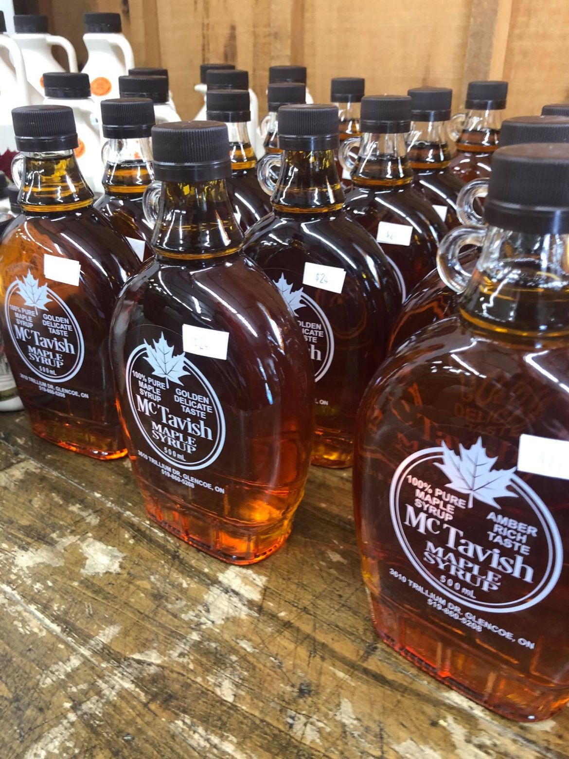 Maple Syrup Bottles 