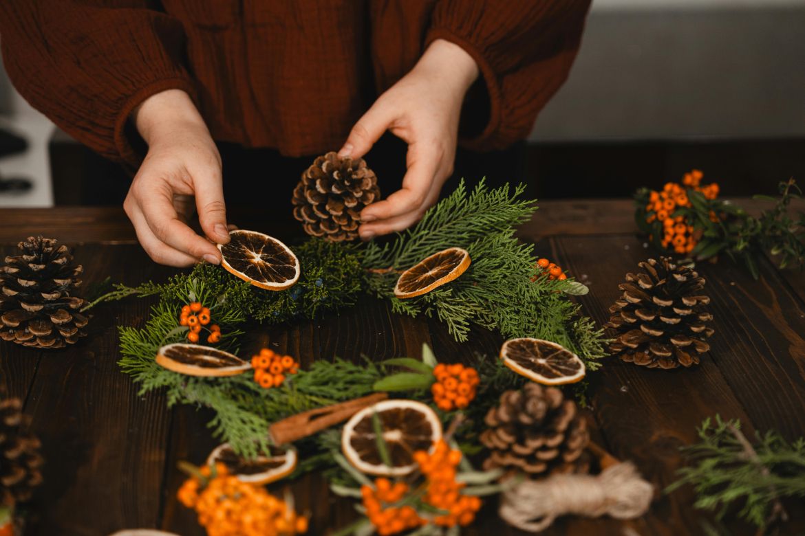 wreath making 