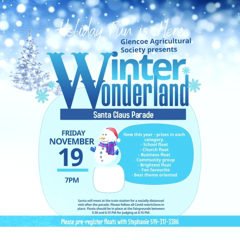 winter wonderland information poster