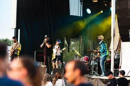Band on stage 