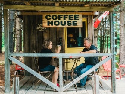 couple having coffee