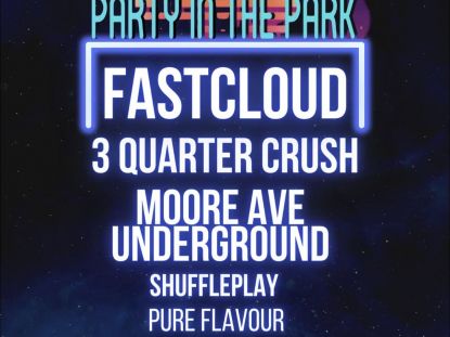 Strathroy event Party in the Park flyer