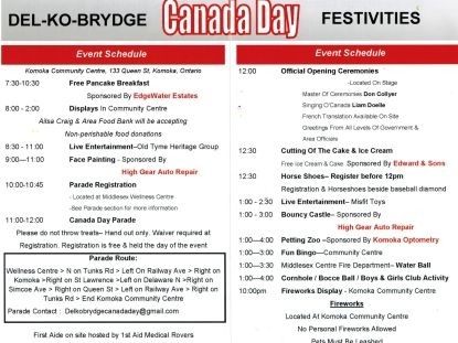 delkobrydge event list